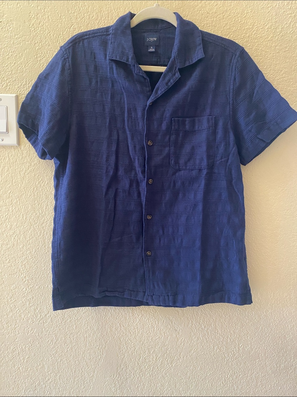 J. Crew Textured Camp Shirt